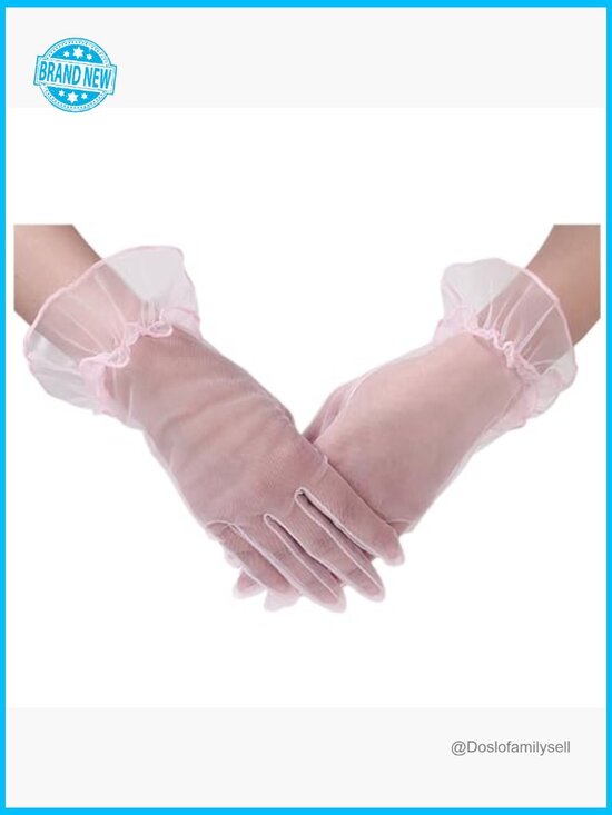 Fascinator Hat Set with Gloves and Pearl Jewelry for Wedding Tea Party Derby